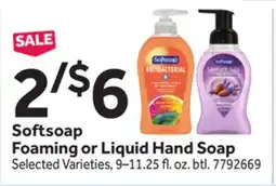 Stop&Shop Softsoap Foaming or Liquid Hand Soap offer