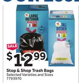 Stop&Shop Stop & Shop Trash Bags offer