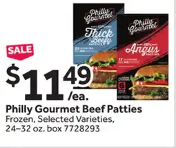 Stop&Shop Philly Gourmet Beef Patties offer