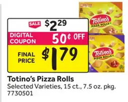 Stop&Shop Totino's Pizza Rolls offer