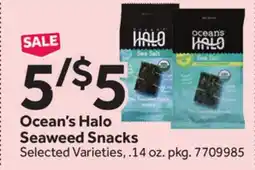 Stop&Shop Ocean's Halo Seaweed Snacks offer