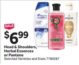 Stop&Shop Head & Shoulders, Herbal Essences or Pantene offer