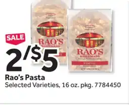 Stop&Shop Rao's Pasta offer