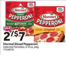 Stop&Shop Hormel Sliced Pepperoni offer