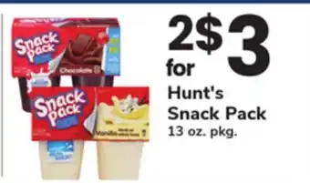 ACME Hunt's Snack Pack offer