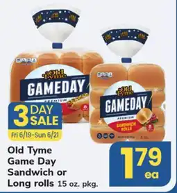 ACME Old Tyme Game Day Sandwich or Long rolls offer