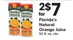 ACME Florida's Natural Orange Juice offer