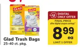 ACME Glad Trash Bags offer