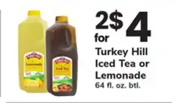 ACME Turkey Hill Iced Tea or Lemonade offer