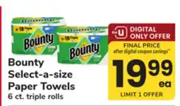 ACME Bounty Select-a-size Paper Towels offer