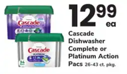 ACME Cascade Dishwasher Complete or Platinum Action Pacs offer