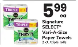 ACME Signature SELECT Vari-A-Size Paper Towels offer
