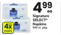 ACME Signature SELECT Napkins offer
