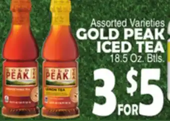 Bravo Supermarkets GOLD PEAK ICED TEA offer