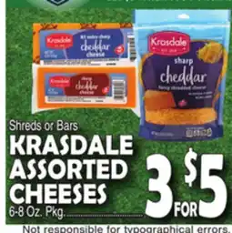 Bravo Supermarkets KRASDALE ASSORTED CHEESES offer
