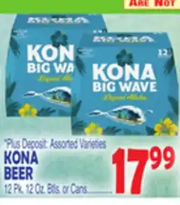 Bravo Supermarkets KONA BEER offer