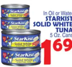 Bravo Supermarkets STARKIST SOLID WHITE TUNA offer