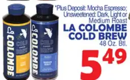 Bravo Supermarkets LA COLOMBE COLD BREW offer