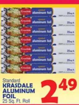 Bravo Supermarkets KRASDALE ALUMINUM FOIL offer