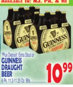 Bravo Supermarkets GUINNESS DRAUGHT BEER offer