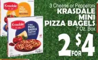 Bravo Supermarkets KRASDALE MINI PIZZA BAGELS offer