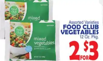 Bravo Supermarkets FOOD CLUB VEGETABLES offer