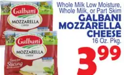 Bravo Supermarkets GALBANI MOZZARELLA CHEESE offer