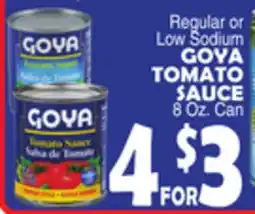 Bravo Supermarkets GOYA TOMATO SAUCE offer
