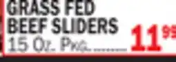Bravo Supermarkets GRASS FED BEEF SLIDERS offer