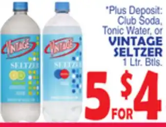 Bravo Supermarkets VINTAGE SELTZER offer