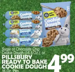 Bravo Supermarkets PILLSBURY READY TO BAKE COOKIE DOUGH offer
