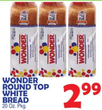 Bravo Supermarkets WONDER ROUND TOP WHITE BREAD offer