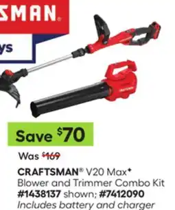 Lowe's V20 Max+ Blower and Trimmer Combo Kit offer
