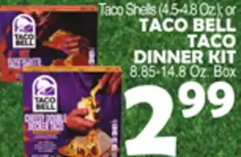 Bravo Supermarkets TACO BELL TACO DINNER KIT offer