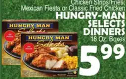 Bravo Supermarkets HUNGRY-MAN SELECTS DINNERS offer