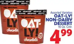 Bravo Supermarkets OAT-LY! NON-DAIRY DESSERT offer