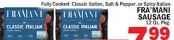 Bravo Supermarkets FRA'MANI SAUSAGE offer