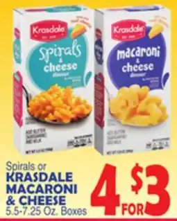 Bravo Supermarkets KRASDALE MACARONI & CHEESE offer