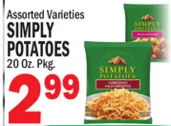 Bravo Supermarkets SIMPLY POTATOES offer