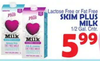 Bravo Supermarkets SKIM PLUS MILK offer
