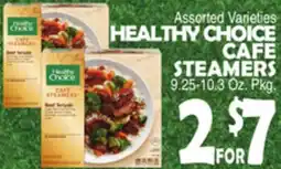 Bravo Supermarkets HEALTHY CHOICE CAFE STEAMERS offer