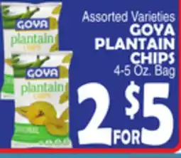 Bravo Supermarkets GOYA PLANTAIN CHIPS offer