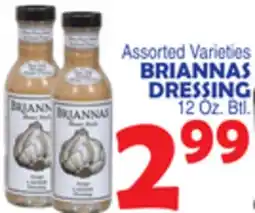Bravo Supermarkets BRIANNAS DRESSING offer