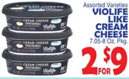Bravo Supermarkets VIOLIFE LIKE CREAM CHEESE offer