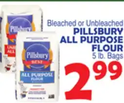 Bravo Supermarkets PILLSBURY ALL PURPOSE FLOUR offer