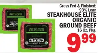 C Town STEAKHOUSE ELITE ORGANIC GROUND BEEF offer