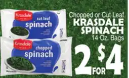 Bravo Supermarkets KRASDALE SPINACH offer