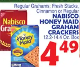 Bravo Supermarkets NABISCO HONEY MAID GRAHAM CRACKERS offer