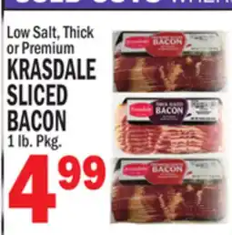 Bravo Supermarkets KRASDALE SLICED BACON offer
