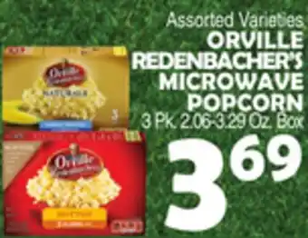 Bravo Supermarkets ORVILLE REDENBACHER'S MICROWAVE POPCORN offer